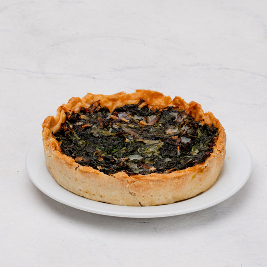 Tarta de espinaca y parmesano