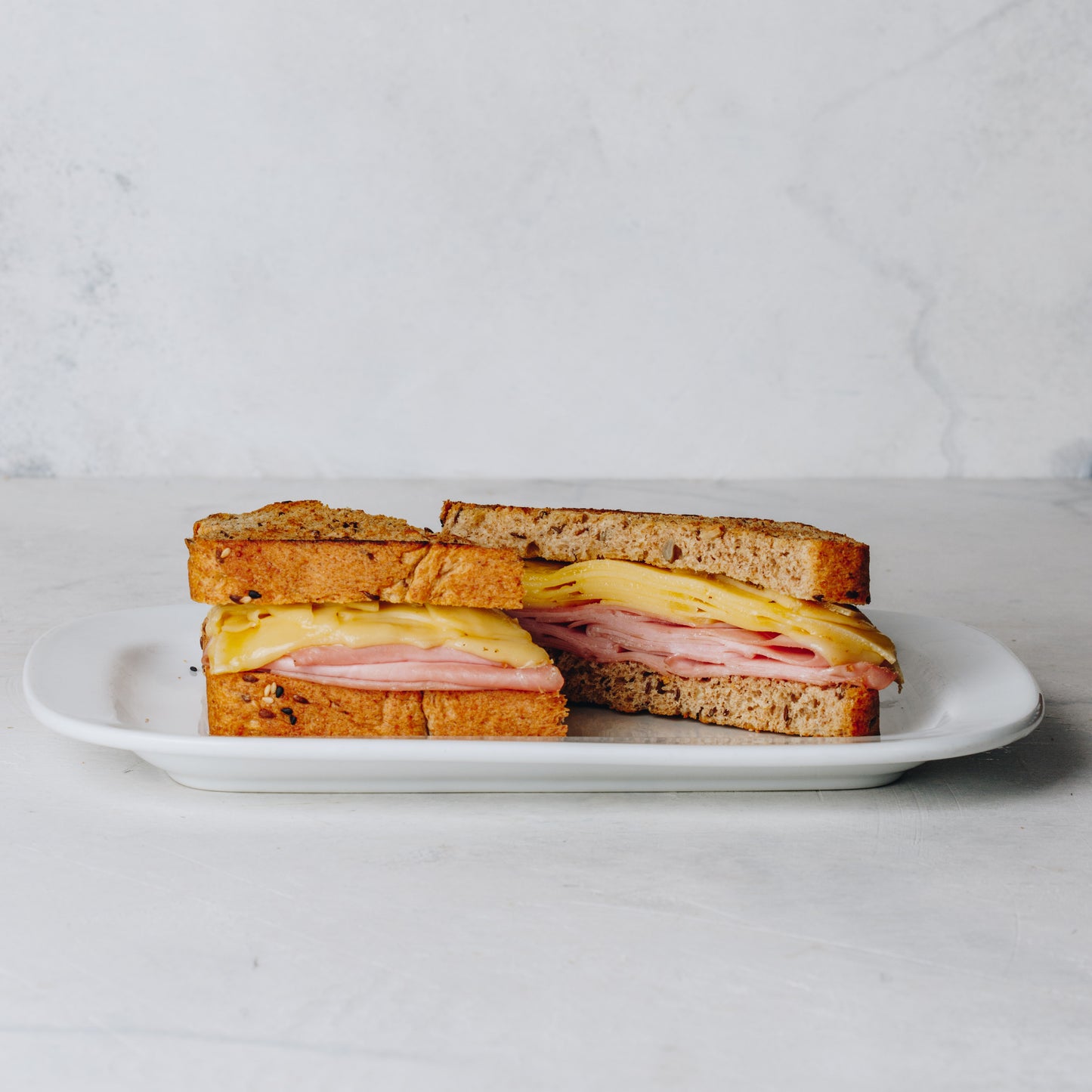 Tostado de jamón y queso